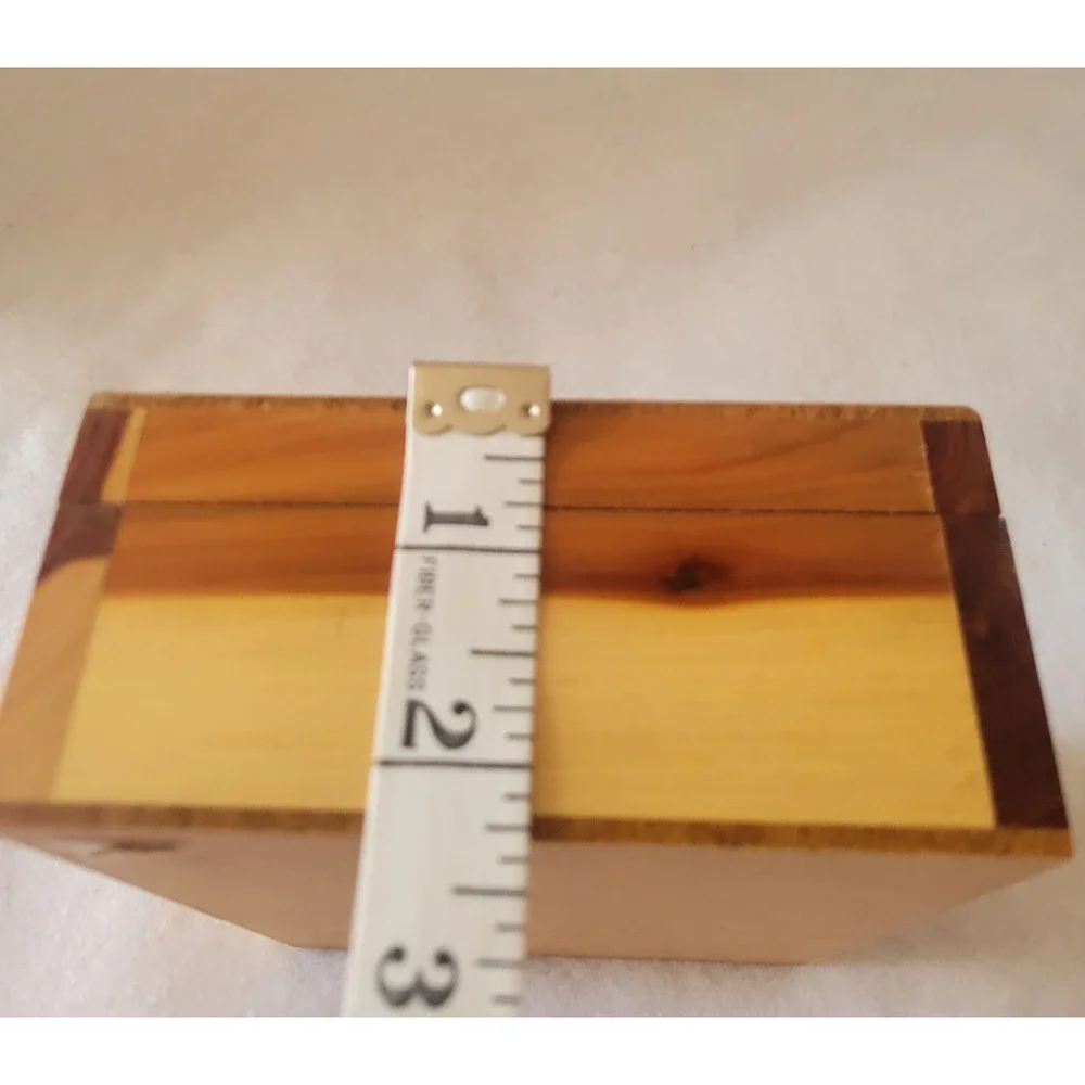 Vtg Wood Box Native American Warriors Horses Las Vegas Hinged Trinket‎ holder